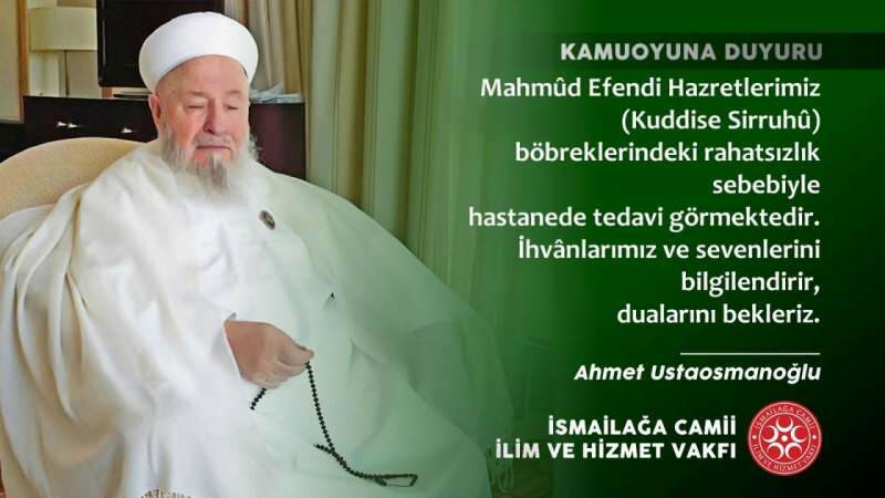 Kes on İsmailağa kogukonna Mahmut Ustaosmanoğlu? Tema Pühaduse Mahmud Efendi elu