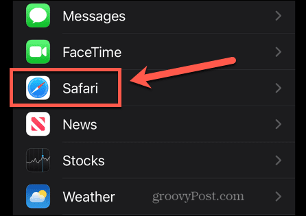 safari seaded iphone