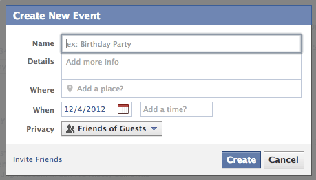 facebook-sündmus