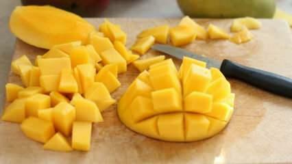 Kuidas mangot hakkida? Kuidas mangot kõige lihtsam viilutada? Lihtsaim mango hakkimistehnika kodus