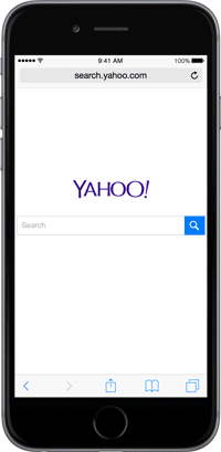 Yahoo mobiiliotsing on ümber kujundatud, laenud Google'ilt ja Bingilt
