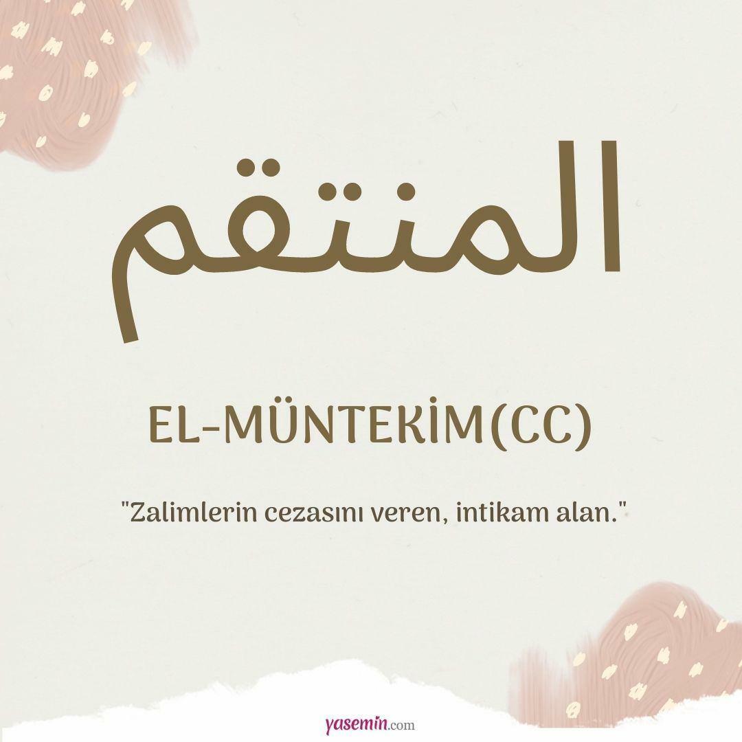 Mida tähendab al-Muntekim (c.c)?