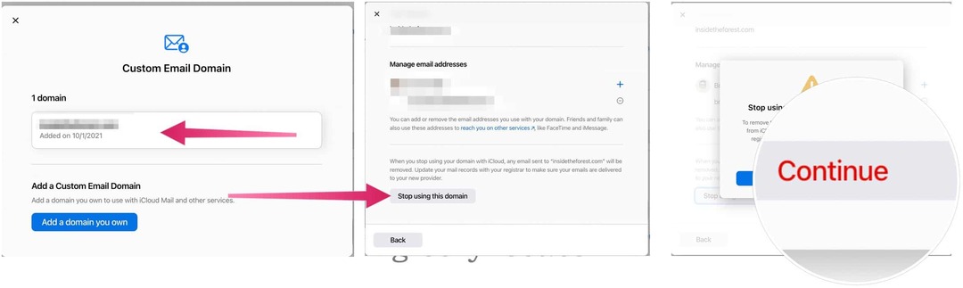Kohandatud e -posti domeenide kasutamine iCloud Mailiga