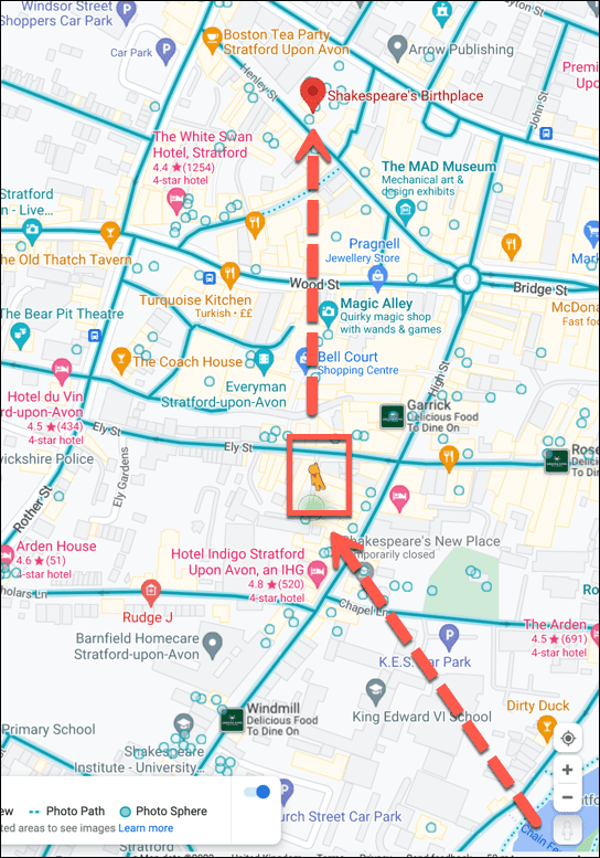google mapsi tänavavaate ikoon