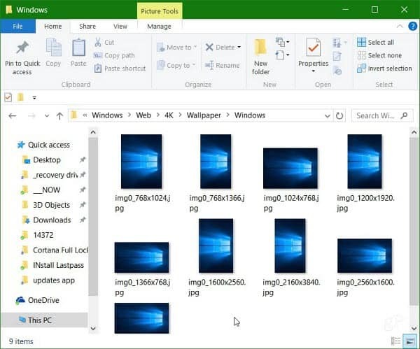 Siit saate teada, kuidas leida Windows 10 taustapilte