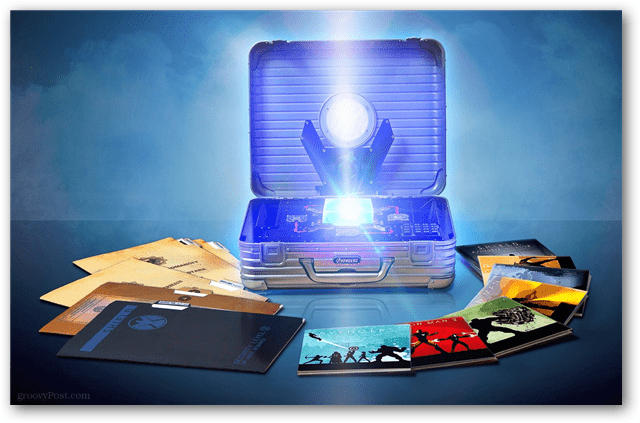 Avengersi Blu-Ray 10 plaadikoguja, mis on seatud Amazonist ettetellimisel