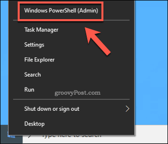 Windows käivitab PowerShelli käivitamise