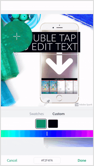 Adobe Spark Posti pilgutööriist