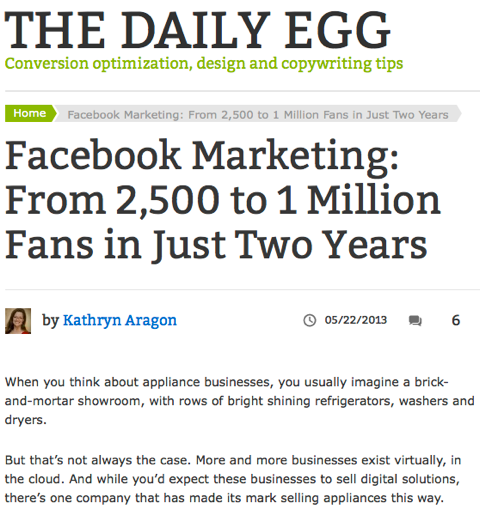 facebook turustab igapäevast muna