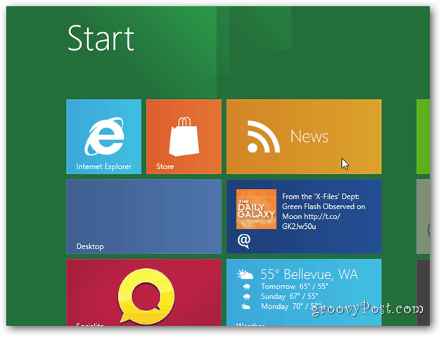 Windows 8 Metro Desktop uudised