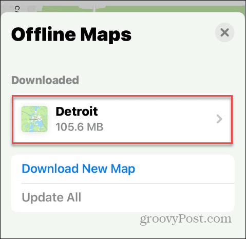 Laadige alla Apple Maps võrguühenduseta kasutamiseks