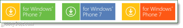 Windows Phone 7 uue nupu logo