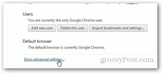 Muutke Chrome'i keelt 2