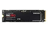 SAMSUNG 980 PRO SSD 2TB PCIe NVMe Gen 4 Gaming M.2 sisemine pooljuhtdraivi mälukaart, maksimaalne kiirus, termokontroll, MZ-V8P2T0B