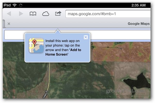 Google Maps Safari iOS 6-s
