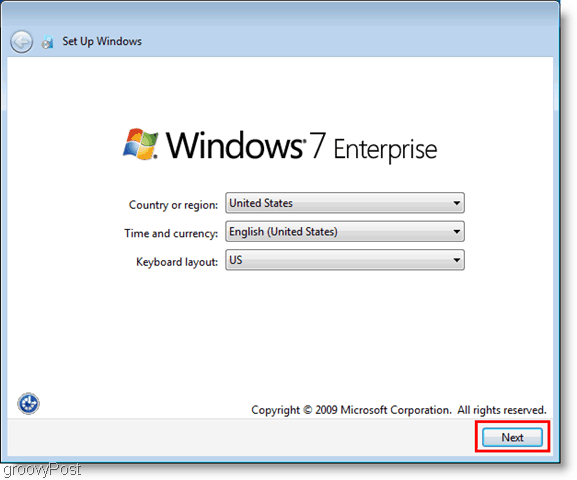 Windows 7 ettevõtte vhd installimine ja algseadistamine
