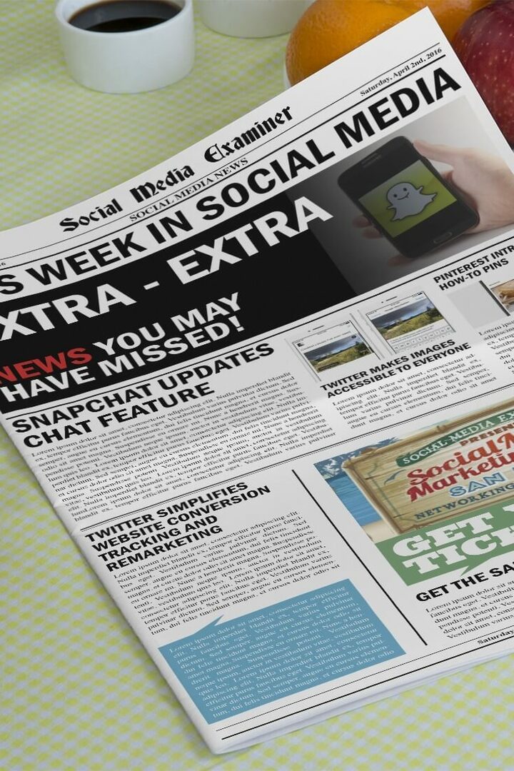 sotsiaalmeedia eksamineerija iganädalased uudised 2. aprill 2016