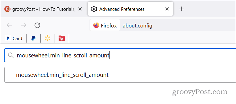 Kerimiskiiruse muutmine Firefoxis
