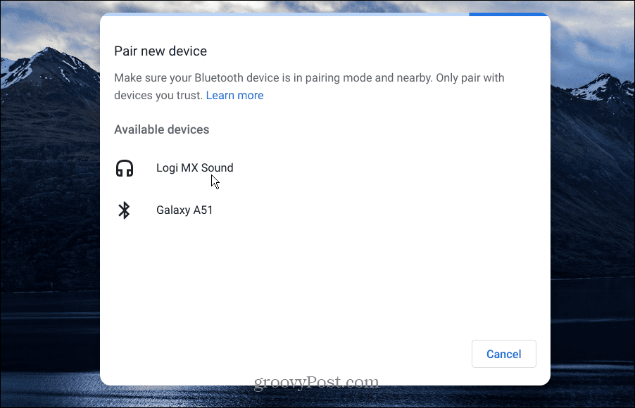Heli ei tööta Chromebookis