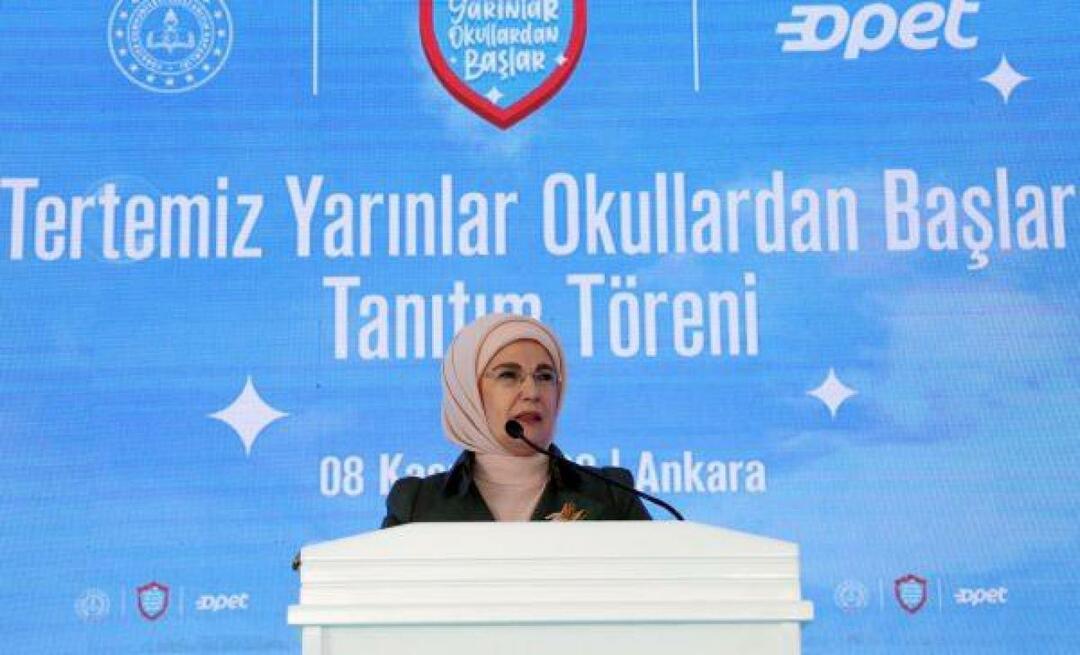 Emine Erdoğan osales promoprogrammis 
