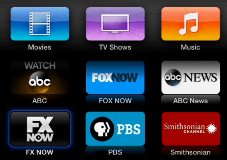 FX Nüüd Apple TV
