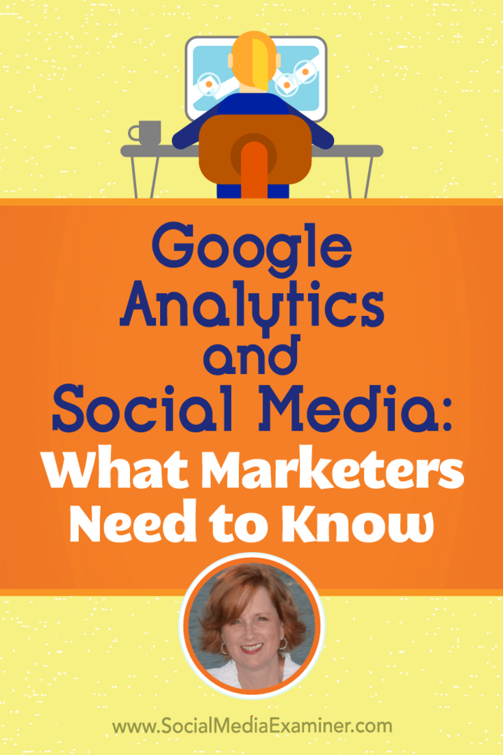 Google Analytics ja sotsiaalmeedia: mida turundajad peavad teadma, sisaldades sotsiaalmeedia turunduse Podcastis Annie Cushingi teadmisi.