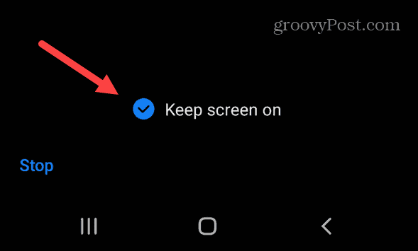 hoia ekraani Androidis