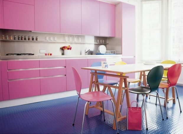 roosa sinine köögikaunistus