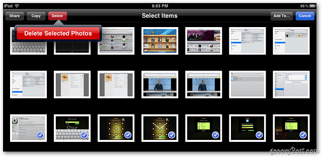 IOS 5: hulgikaupa kustutage fotosid oma iPhone'ist, iPadist või iPod Touchist