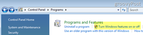 Windows Vista rippimistööriista lubamine või installimine