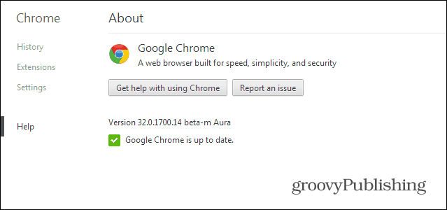 Chrome'i beetakanal