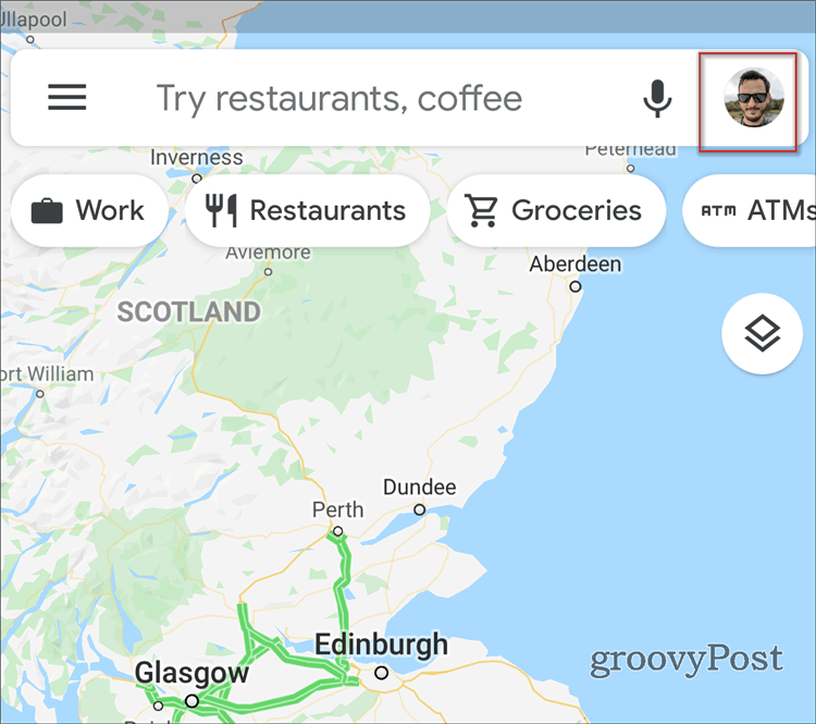 Google maps Incongnito profiili pilt