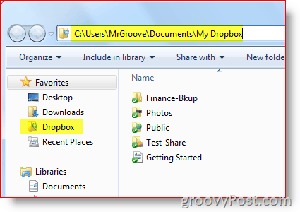 Windows Exploreri Dropboxi tee
