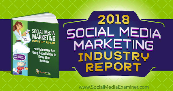 2018. aasta sotsiaalmeedia turundussektori aruanne sotsiaalmeedia eksamineerija kohta.