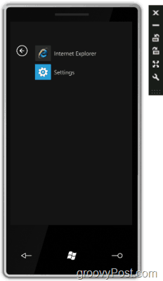 katsetage Windows Phone 7 põhifunktsioone