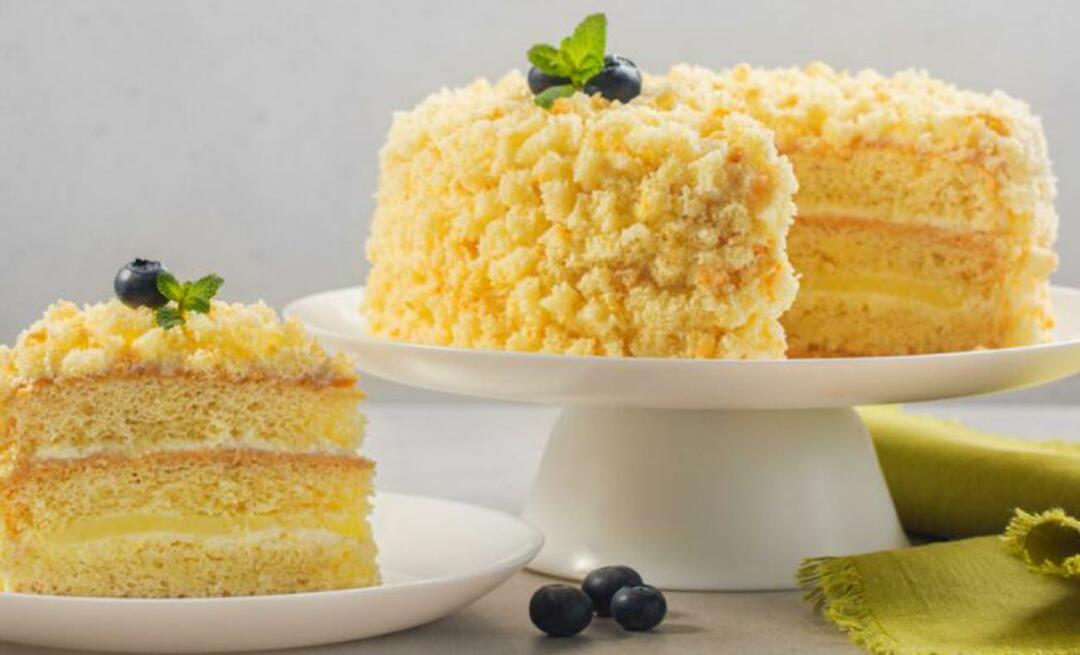 Kuidas teha torta mimoosi MasterChefi torta mimoosi retsept! Itaalia torta mimosa kook