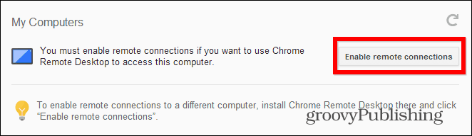 Alustage Chrome Remote Desktop PC-ga