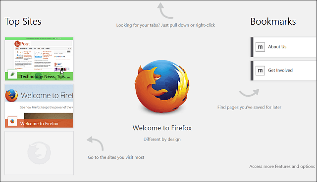 Firefox opsüsteemile Windows 8 Touch Beta on saadaval avalikuks testimiseks