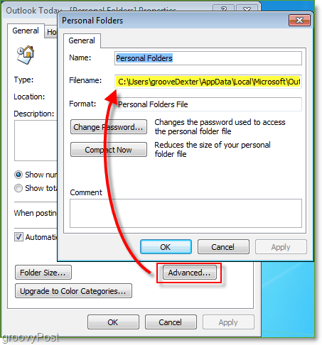 Kuidas leida oma Microsoft Outlook .PST-faili