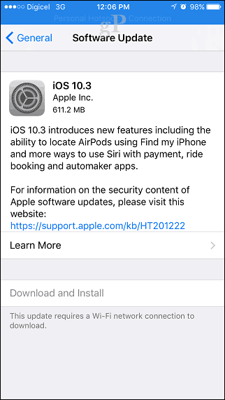 Apple iOS 10.3 - kas peaksite uuemale versioonile üle minema ja mida see sisaldab?