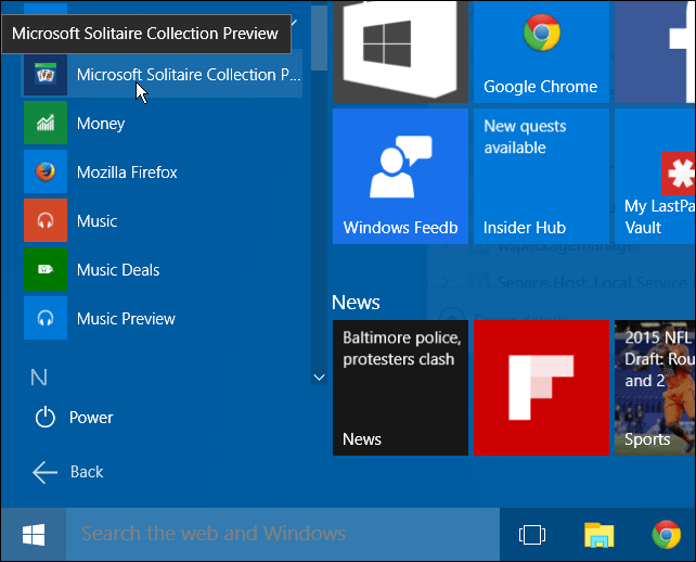 Microsoft tagastab pasjanssi Windows 10-le