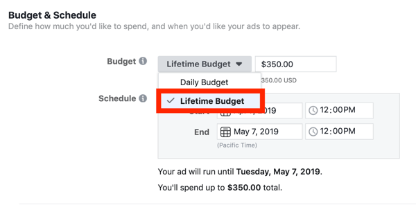 Nõuanded oma Facebooki reklaamikulude vähendamiseks, kampaania eelarve määramiseks kogu elu eelarve