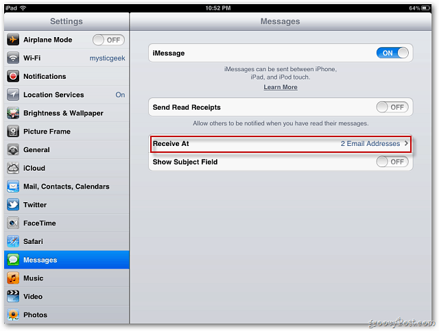 Apple iOS 5: hoidke iMessages sünkroonitud iPhone'i ja iPadi vahel