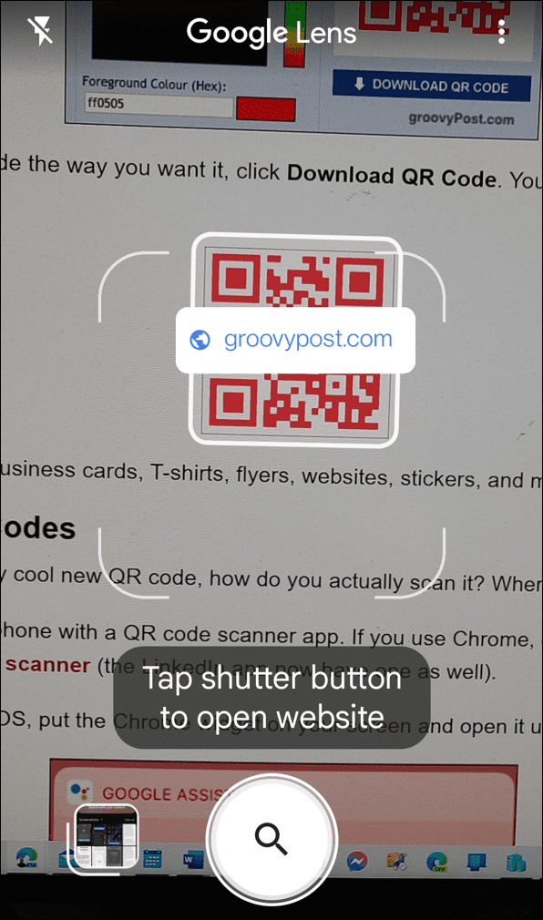 QR-koodide skannimine Androidis