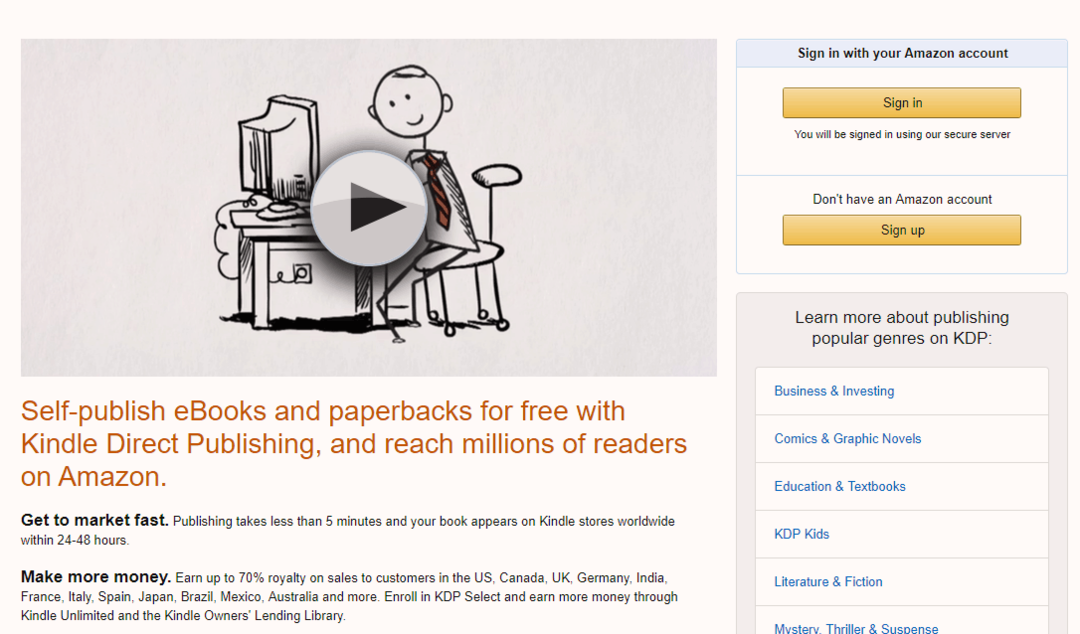 Amazon Kindle'i enesekirjastuse algajate juhend