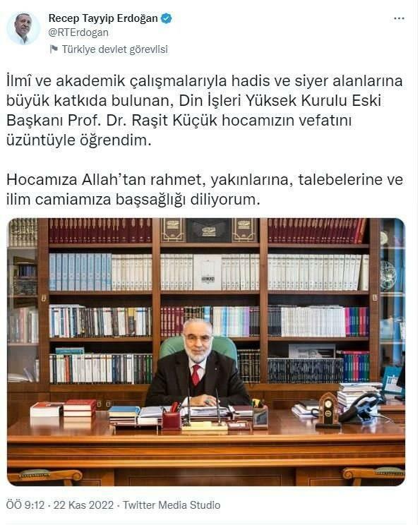President Erdoğani kaastundeavaldus