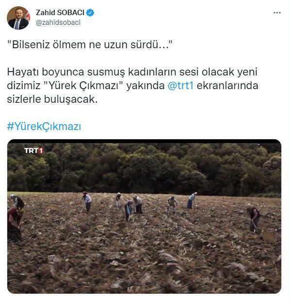 TRT peadirektor Zahid Sobacı jagas oma sotsiaalmeedia kontol