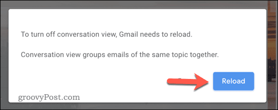 Laadige Gmaili postkast uuesti