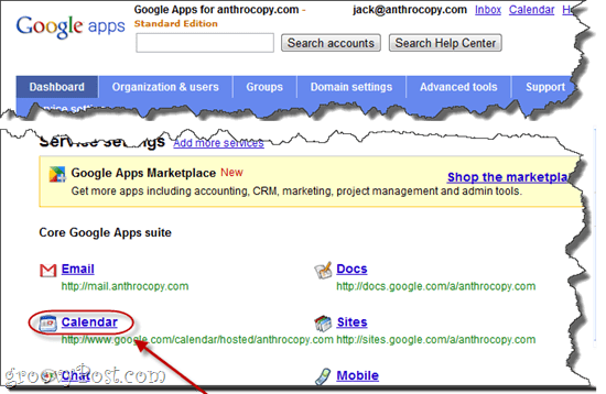 Avalda isikliku aadressi URL Google Appsi kalender