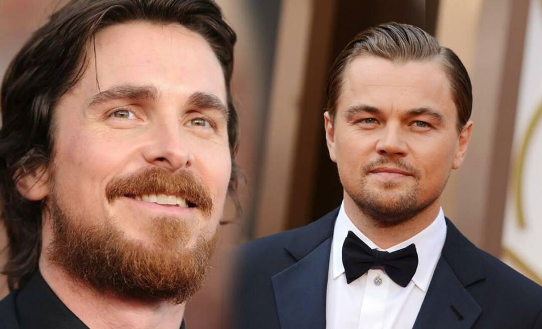 Hämmastav Leonardo DiCaprio ülestunnistus Christian Bale'ilt! 